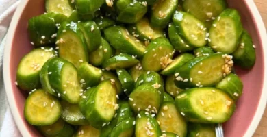 Spicy Asian Cucumber Salad Recipe