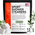 Sport Shower Steamers – Made in USA with Natural Eucalyptus Essential Oil, Aromatherapy, Stress and Sinus Relief, Muscle Recovery for Athletes, Best Birthday and Valentines Day Gifts for Runners