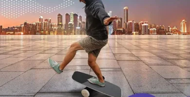 Yes4All Balance Board Sports Trainer, Surf Trainer Board With Adjustable Stoppers, Improve Core Strength and Balance Control