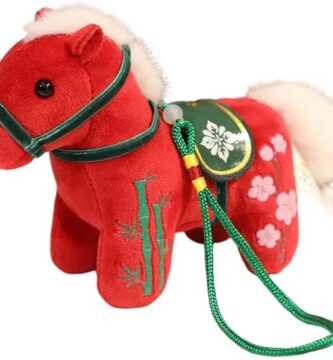 2026 Year of The Horse Chinese New Year Ornaments, Cute Hanging Horse Plush Mascot Figurine, 2026 Chinese Zodiac Ornaments Spring Festival Decorations New Year Gifts (E, 4.7In) 2026 Year of The Horse Chinese New Year Ornaments, Cute Hanging Horse Plush Mascot Figurine, 2026 Chinese Zodiac Ornaments Spring Festival Decorations New Year Gifts (E, 4.7In)