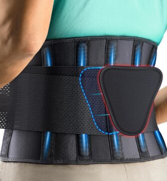 FEATOL Back Brace Support Belt-Lumbar Support Back Brace for Back Pain, Sciatica, Scoliosis, Herniated Disc Adjustable Support Straps-Lower Back Brace with Removable Lumbar Pad for Men & Women