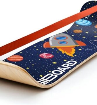 GIBBON SlackBoard – GiBoard Balance Board – Gift for Kids & Adults – 1 & 2 Line Options – Slackline Balance Trainer for Core Workouts, Standing Desk Exercise, Home Gym, Yoga & More