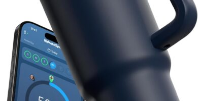 Hidrate Spark PRO 2 30oz Tumbler – Smart Hydration Tumbler with Clinically Accurate Water Tracking & Extended Battery Life – Syncs with Apple Health, Fitbit, Smart Rings & Smart Watches – Navy