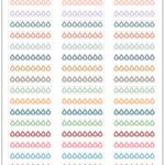 Hydrate Daily Water Tracker Stickers for 7×9 Planner Stickers, Functional Stickers, Daily Hydration, Plush Planning Colors