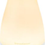 InnoGear Essential Oil Diffuser, Ultrasonic Diffusers for Home Aromatherapy Humidifier for Mother’s Gift Bedroom Room 7 Colors LED 2 Mist Mode Auto Off, Basic White