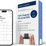 KardiaMobile 6L EKG Monitor, Medical-Grade, FDA-Cleared Heart Monitor, 6 Views of the Heart, Results in 30 Seconds, Unlimited Recordings, Works with Smartphones, HSA&FSA Eligible, Pocket-Size