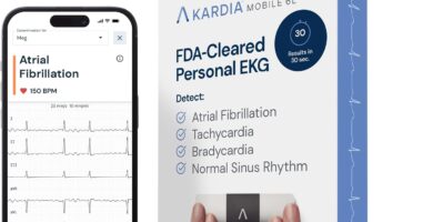KardiaMobile 6L EKG Monitor, Medical-Grade, FDA-Cleared Heart Monitor, 6 Views of the Heart, Results in 30 Seconds, Unlimited Recordings, Works with Smartphones, HSA&FSA Eligible, Pocket-Size
