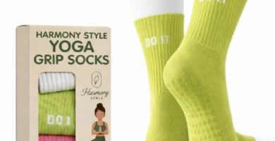 Pilates Grip Socks for Women – Non Slip Yoga & Barre Crew Socks with Grippers, Sticky Hospital Socks, 3 Pairs Multi Color Pack Pilates Grip Socks for Women – Non Slip Yoga & Barre Crew Socks with Grippers, Sticky Hospital Socks, 3 Pairs Multi Color Pack