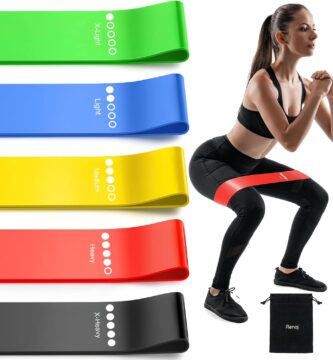 Resistance Bands for Working Out, 5-Pack Elastic Exercise Bands for Strength Training, Stretching, Workout; Home Gym Equipment for Women Men, Pilates Yoga Physical Therapy, Leg Glute Arm Exercise Kit Resistance Bands for Working Out, 5-Pack Elastic Exercise Bands for Strength Training, Stretching, Workout; Home Gym Equipment for Women Men, Pilates Yoga Physical Therapy, Leg Glute Arm Exercise Kit