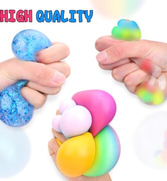 Stress Balls Set, Squishy Stress Ball, 4 Pack Squeeze Ball for Adults, Squeeze Ball for Adults Stress Relieve, Stress Relieve, Increase Entertainment