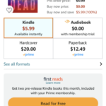 Amazon Prime Members Can Get Two of These E-Books Free in April 2026