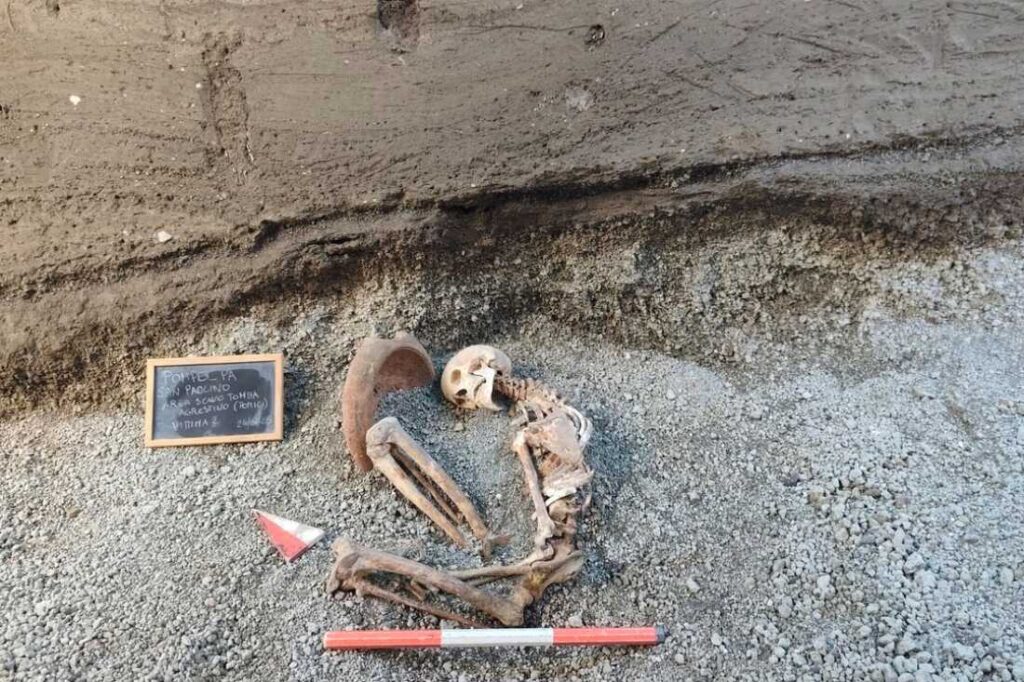 Pompeii archaeologists use AI to reconstruct killed in volcano’s eruption : NPR