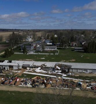 Communities launch cleanup after severe weather and tornadoes churn across Midwest : NPR Communities launch cleanup after severe weather and tornadoes churn across Midwest : NPR