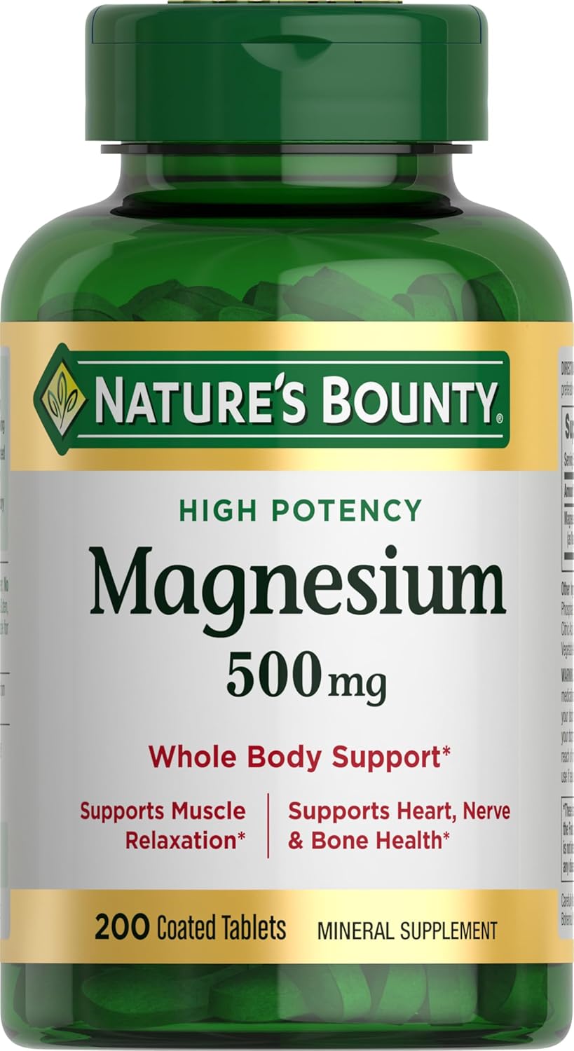 magnesium supplements – Nature's Bounty