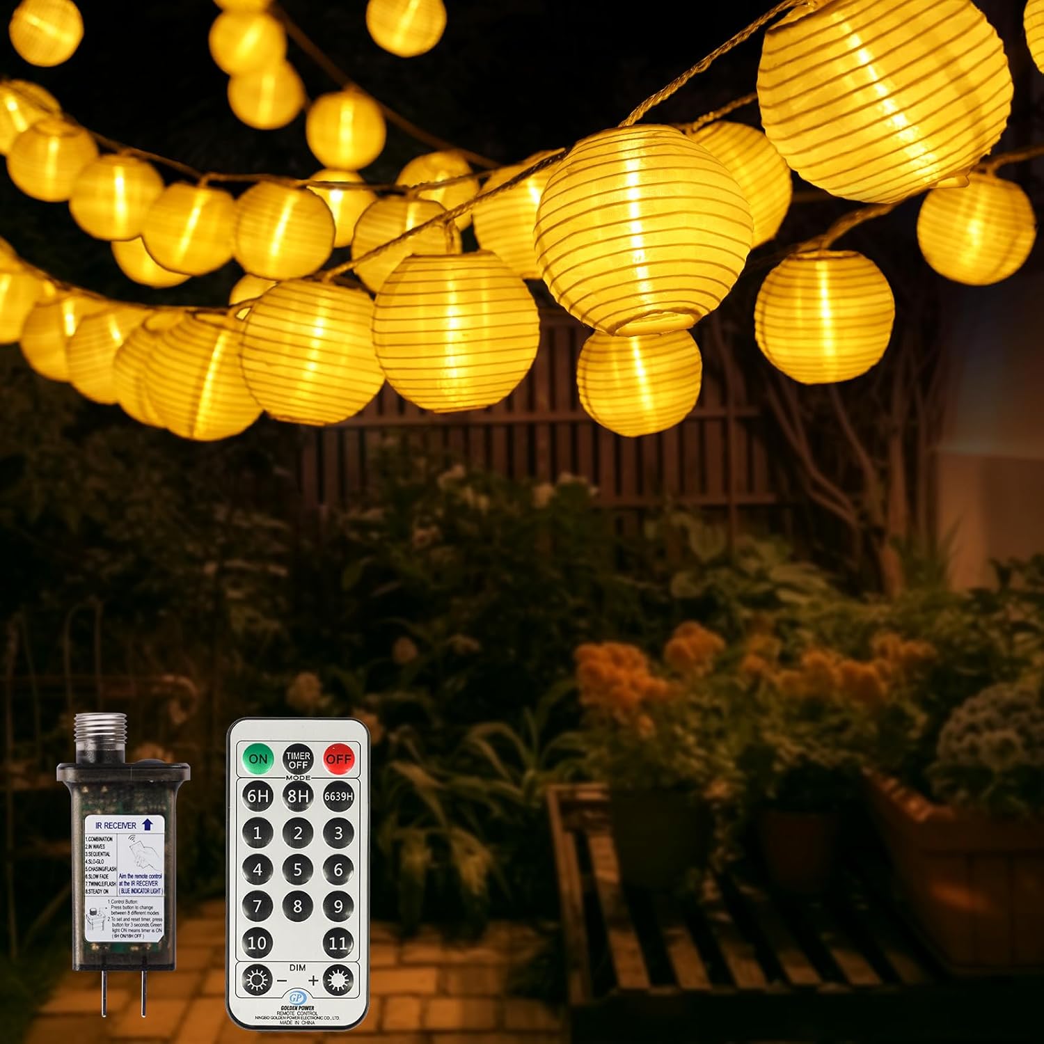 Chinese lantern string lights