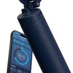 HidrateSpark PRO 2 21 oz Straw – Smart Hydration Bottle with Clinically Accurate Water Tracking & Extended Battery Life – Syncs with Apple Health, Fitbit, Smart Rings & Watches – Navy