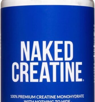 NAKED Pure Micronized Creatine Monohydrate Powder – NSF Certified, Unflavored, 500g, 1.1lb Bulk – Vegan, Non-GMO, Gluten-Free, Soy-Free, No Fillers, Supports Muscle Growth & Strength – 100 Servings