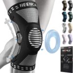 NEENCA Professional Knee Brace for Pain Relief, Medical Knee Support with Patella Pad & Side Stabilizers, Compression Knee Sleeve for Meniscus Tear, ACL, Joint Pain, Runner, Workout (Black, X-Large)