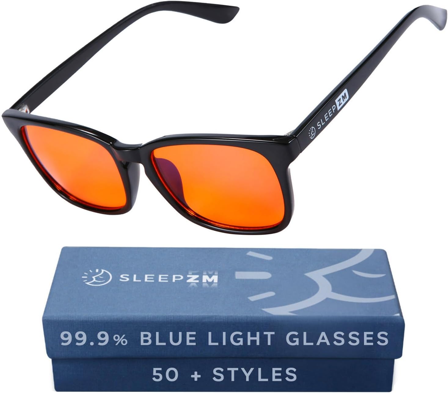 Sleep ZM Blue Light Blocking & Light Sensitivity Glasses – 8 Lens Types for Comfort, Relaxation, Sleep & Relief – 50+ Styles