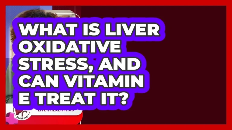 Combatting Oxidative Stress for a Healthier Liver