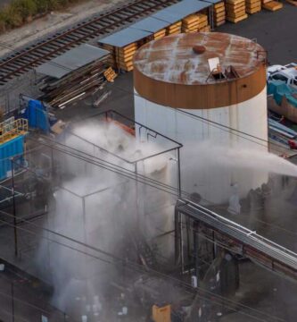 A chemical tank in California has cracked. Here’s what to know : NPR