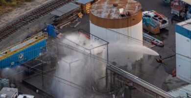 A chemical tank in California has cracked. Here’s what to know : NPR