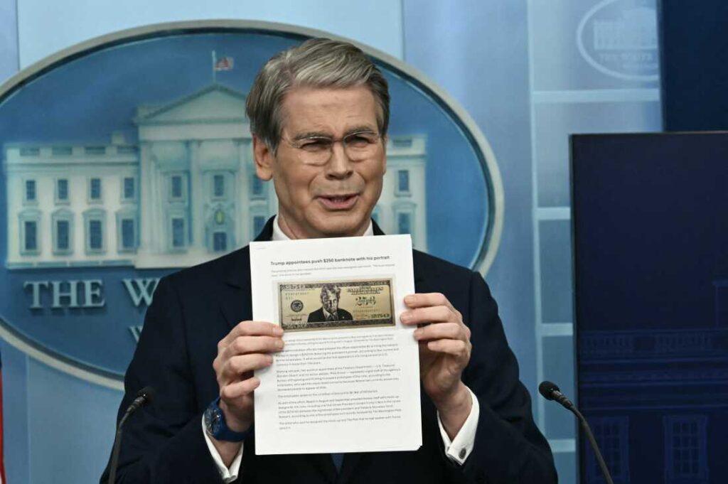 Treasury Department prepares 0 bill with Trump’s face on it : NPR
