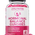Atlantis Nutrition Hormonal Balance for Women & PMS Relief Gummies – Alleviates Cramps, Bloating, Mood Swings, Hot Flashes & Night Sweats – Cranberry, Dong Quai & Chasteberry Menstrual Cramp Relief