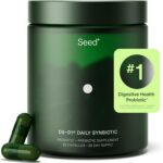 Seed DS-01 Daily Synbiotic – Prebiotic and Probiotic for Women & Men – Digestive Health, Gut Health, Immune Support, Bloating & Constipation Relief – Vegan & Shelf-Stable – 30-Day Starter (60ct)