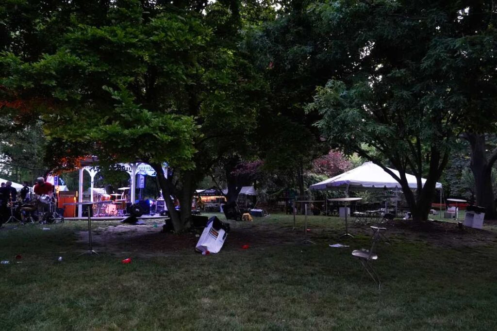 At least 12 people shot at an Ohio festival and a search for suspects is still ongoing, police say : NPR