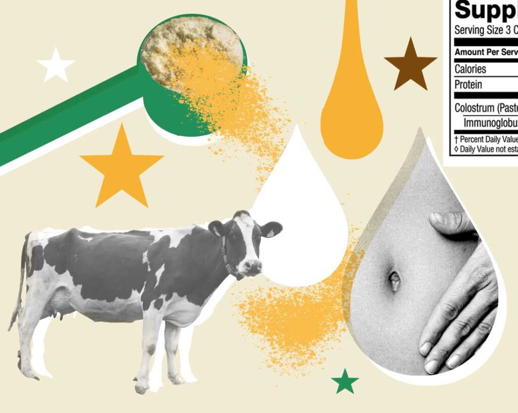 Is bovine colostrum really ‘liquid gold’ for gut health? : NPR