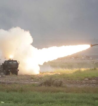 Taiwan drills with U.S. rocket system, firing in China’s direction : NPR